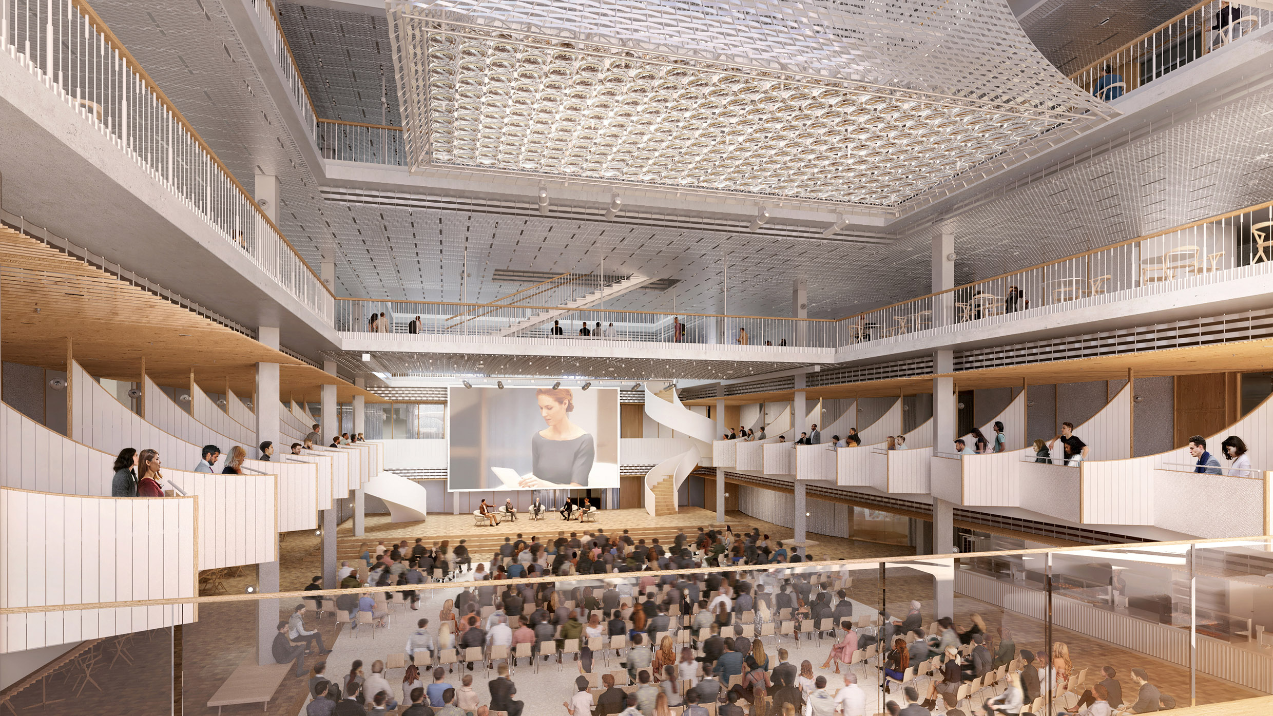 Forum mit Blick nach innen